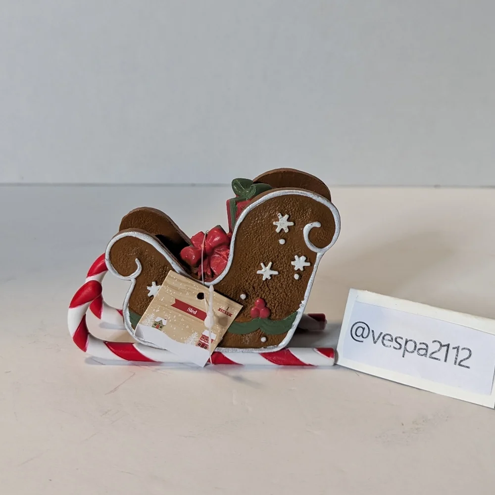 Target Bullseye Playground Gingerbread Sleigh Mini Christmas Village Set